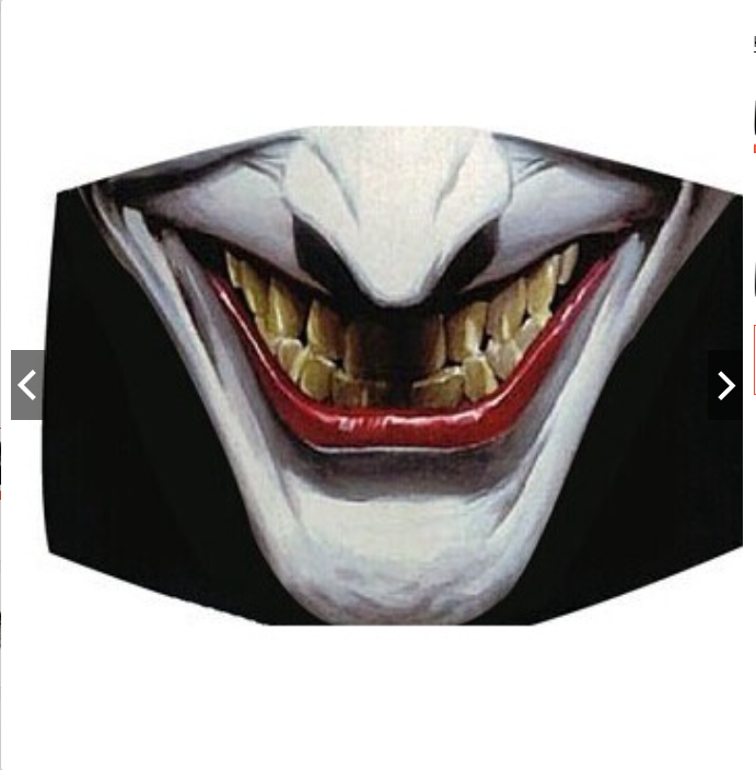 Khẩu trang 3d in hình mặt cười vui nhộn Khẩu Trang hài hước