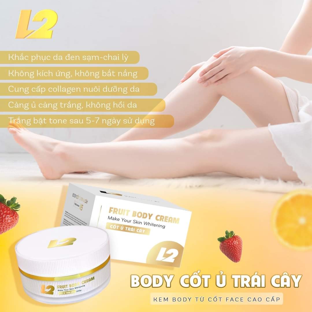 Kem body cốt ủ trái cây l2
