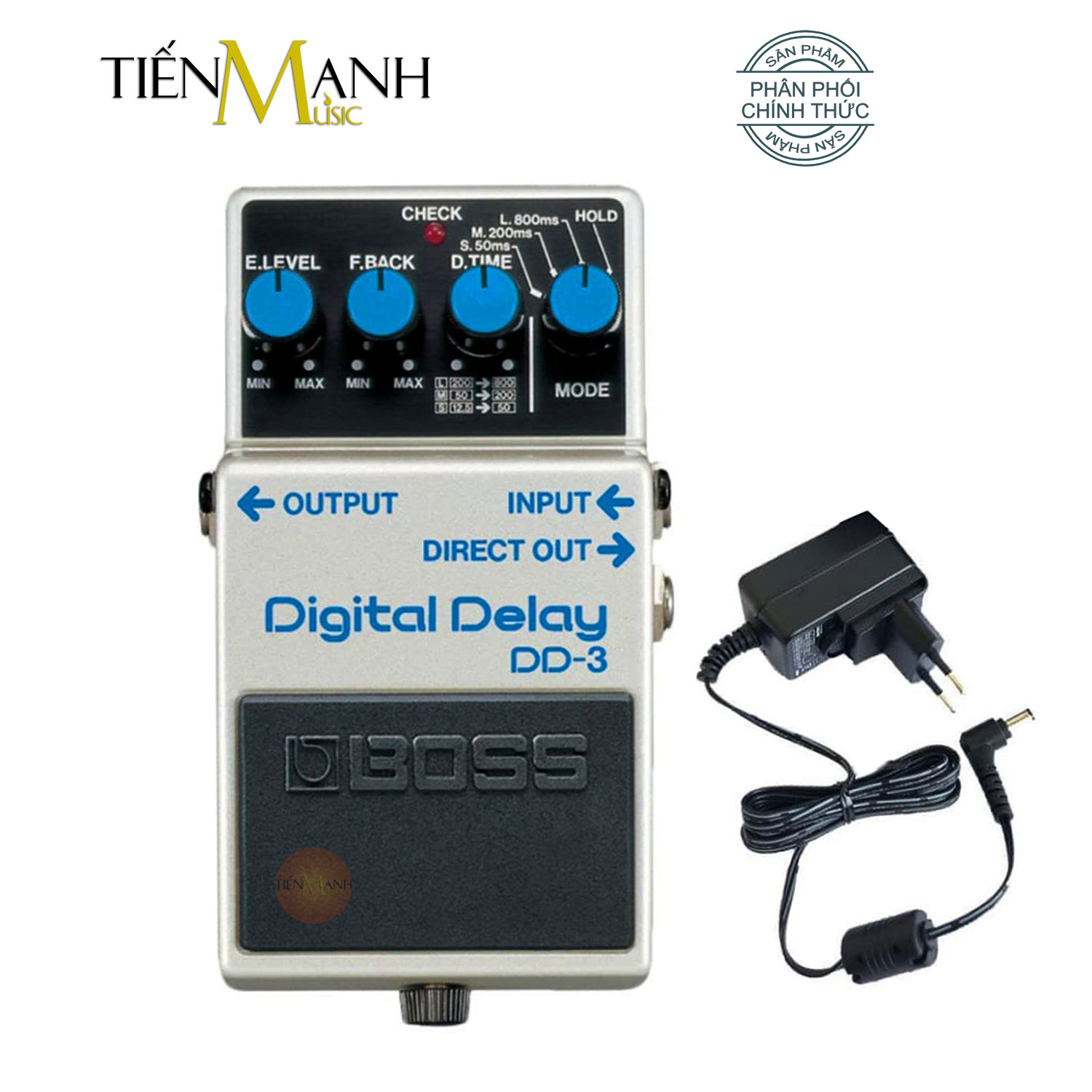 [Trả góp 0%] [Chính Hãng] Phơ Guitar Boss DD-3 Digital Delay - Bàn Đạp Fuzz Pedals Effects DD3
