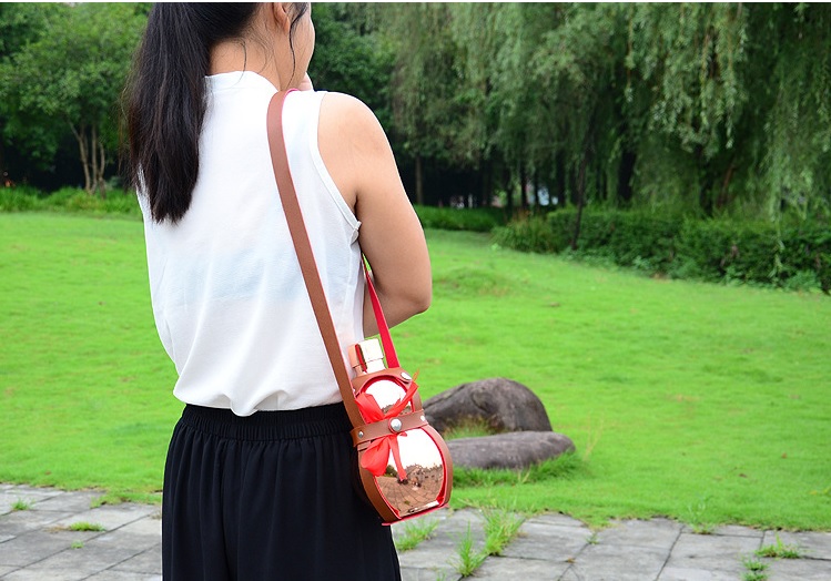 Bình inox đựng rượu hồ lô mạ vàng đồng 2 lít, có bao da rời xách tay