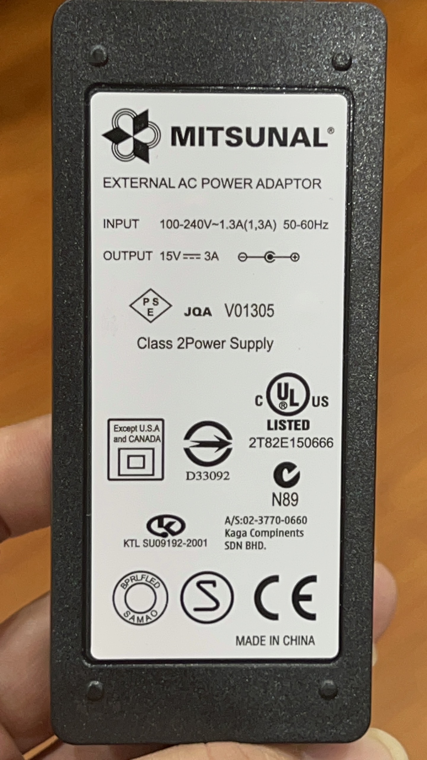 nguồn adaptor 15V 3A loại tốt