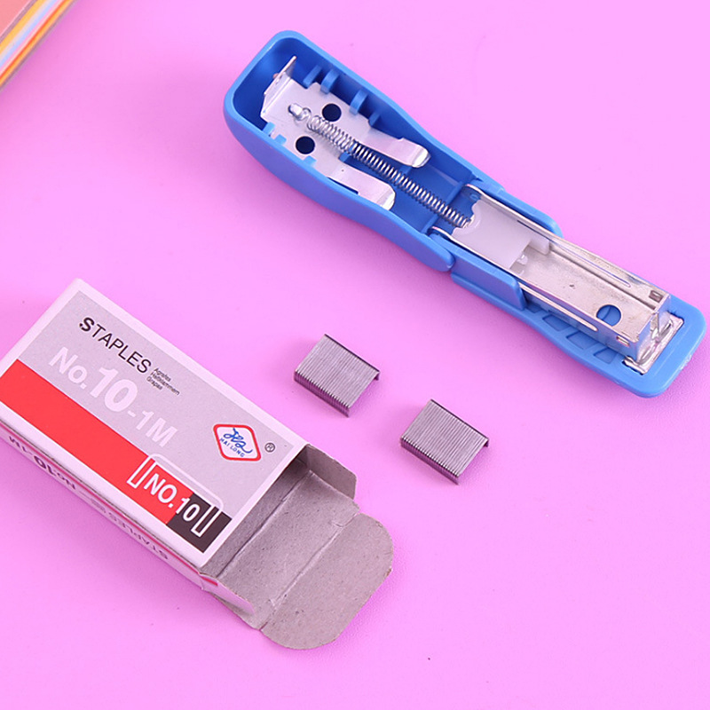 [Rẻ vô địch] Máy dập ghim mini 4*1,7*2,8cm (ghim 3-5 tờ), Máy dập ghim Mini