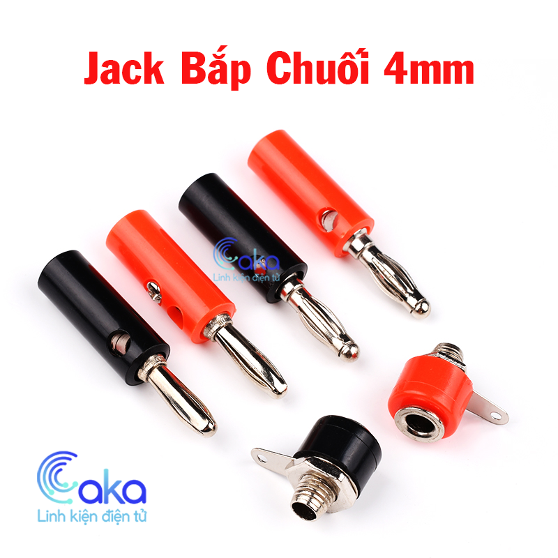 Jack bắp chuối 4mm Jack kết nối bắp chuối