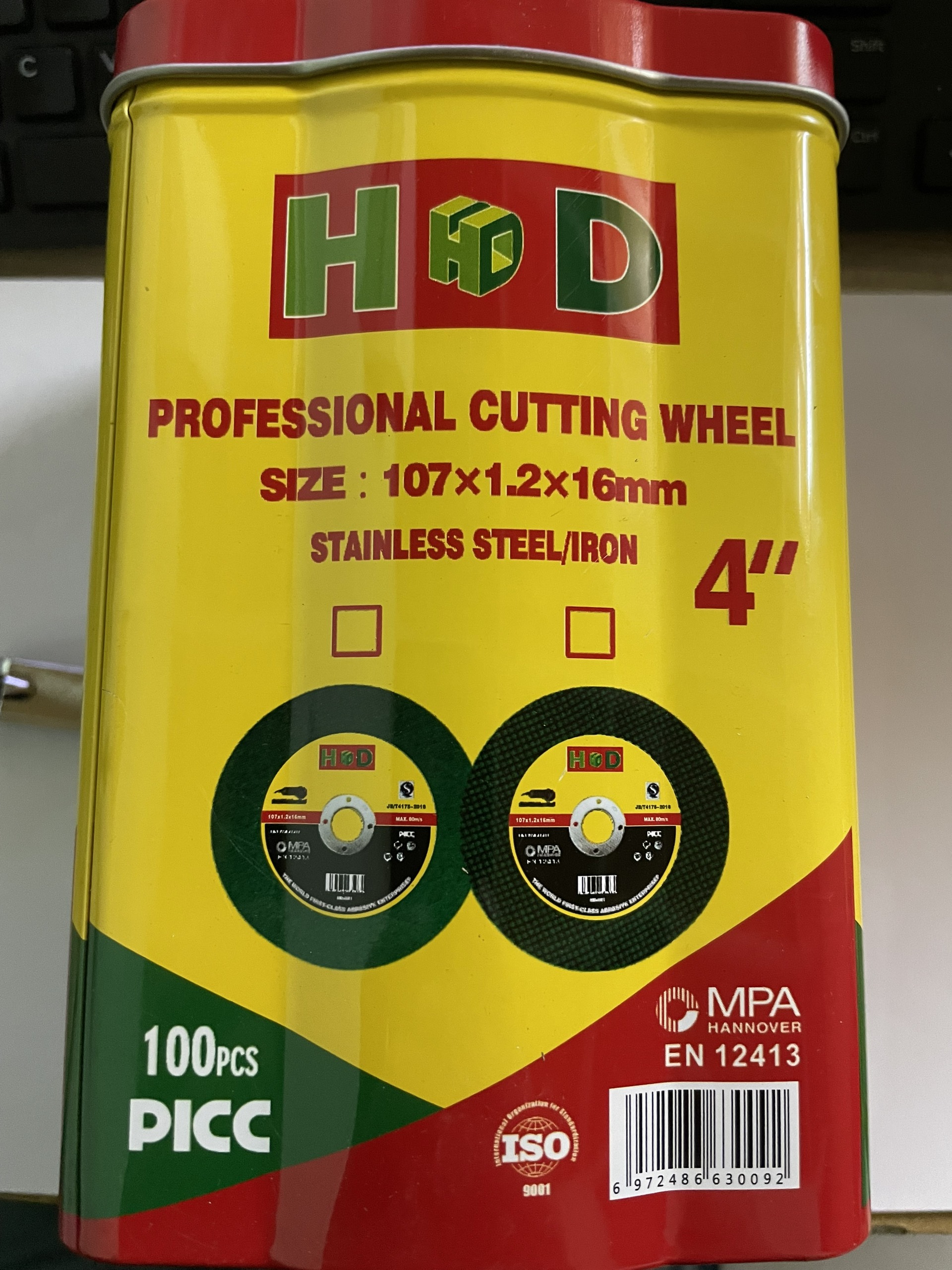 Stone cutting HD 1 tấc 107x1.2x16mm standard type 1