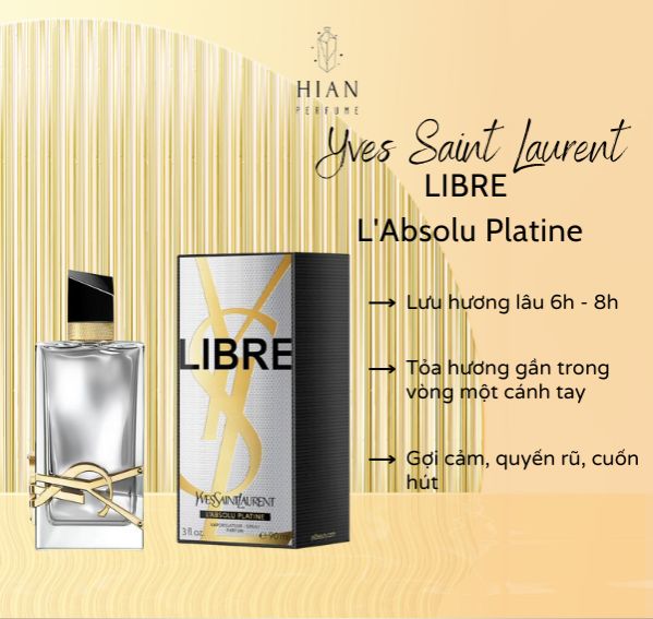 Nước hoa chiết nữ YSL Libre L'Absolu Platine 5ml | 10ml