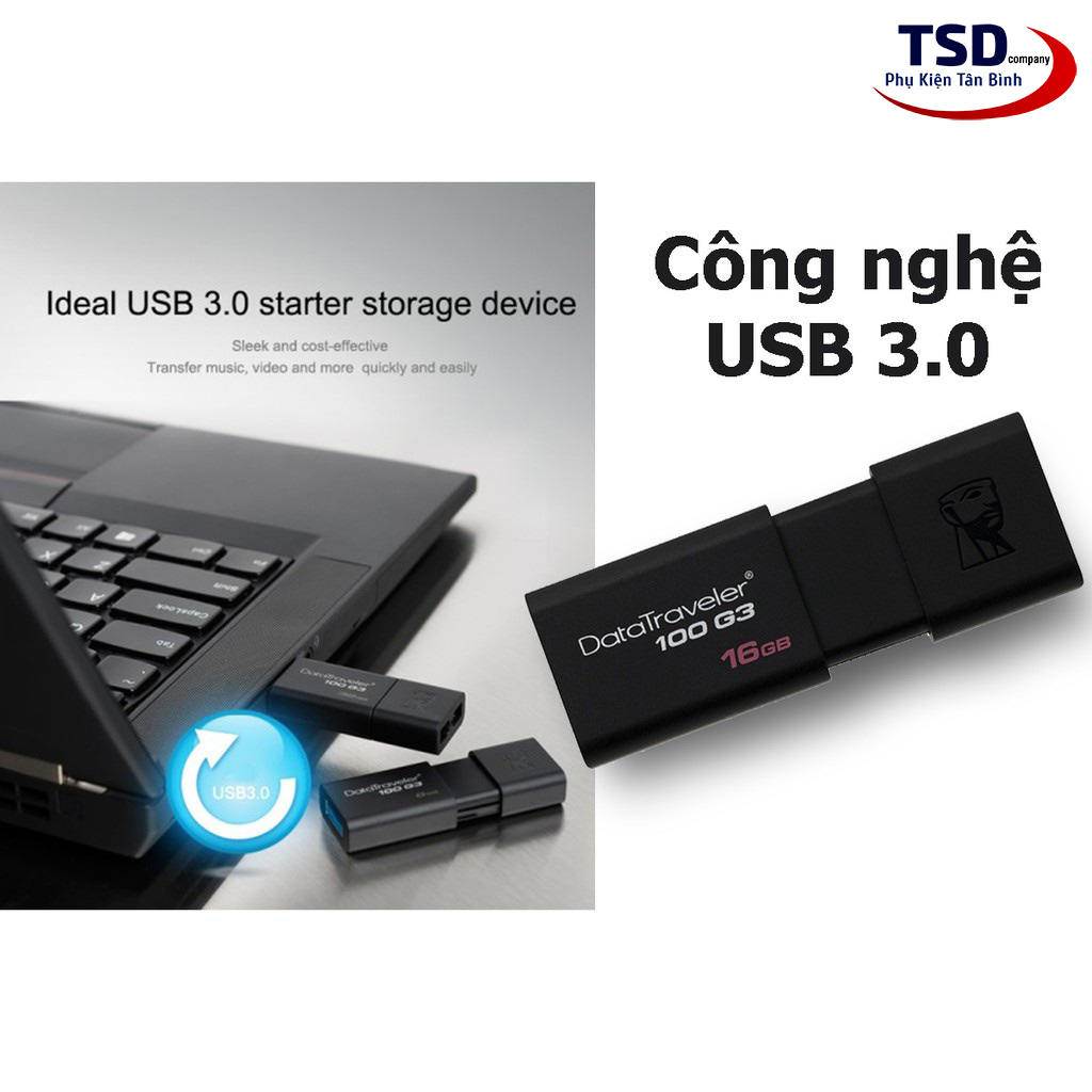 [HCM]USB 3.0 Kingston 16GB Tốc Độ Cao