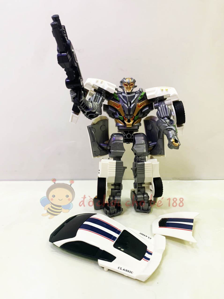 Đồ chơi robot lắp ráp biến hình siêu xe