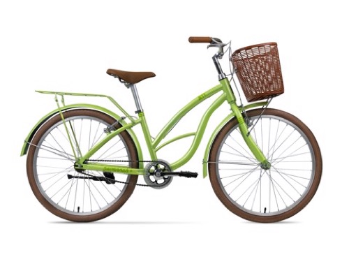 Xe Đạp Thành Phố Jett Savannah 24 Inch ( Xanh lá )