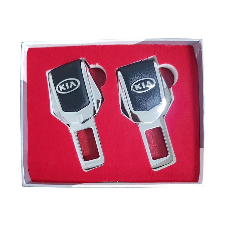 Set of 2 sets of car seat belt fasteners for KIA. cars
