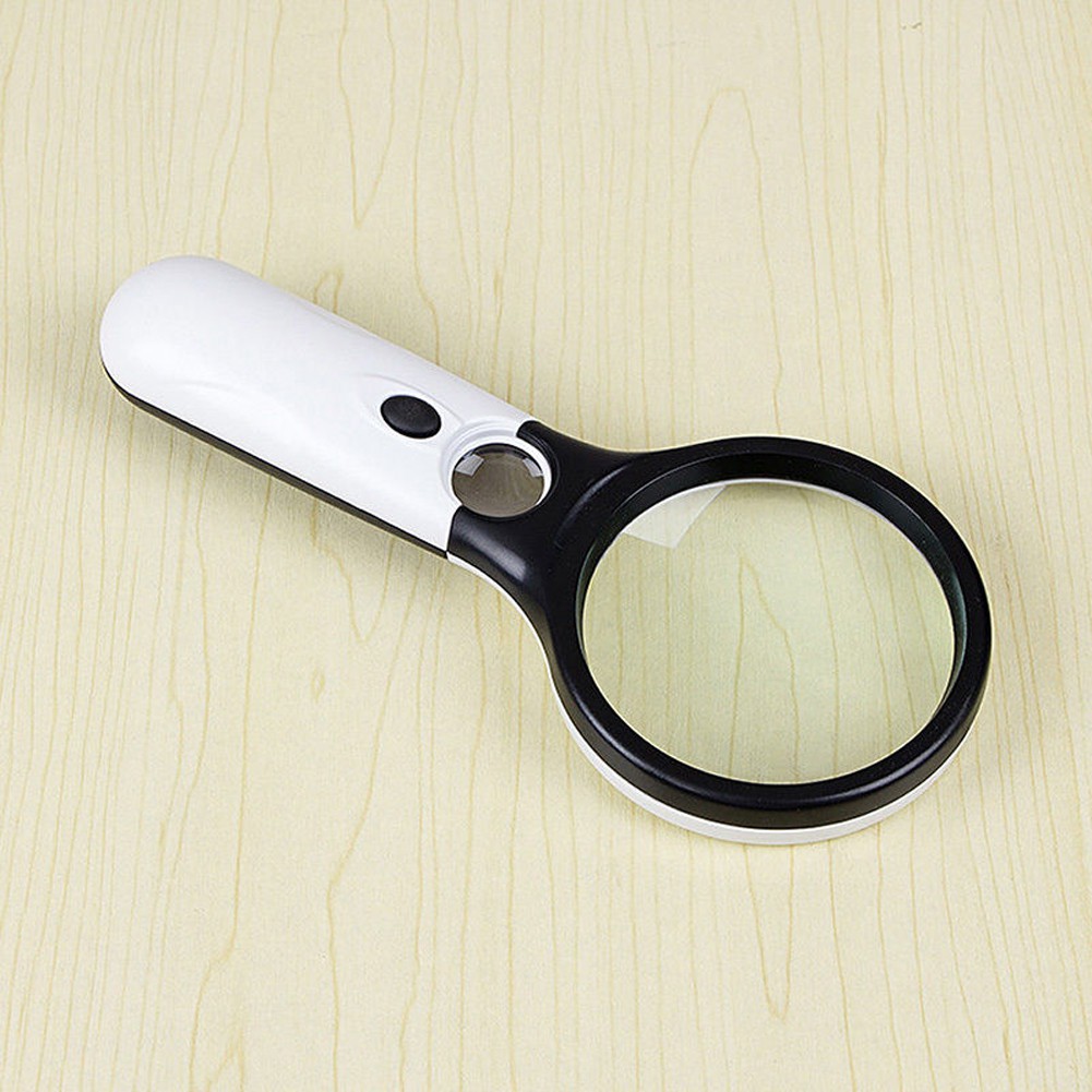 Kính lúp phóng đại đọc sách có đèn led hỗ trợ