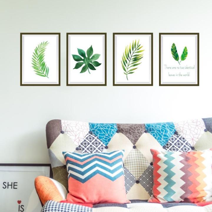 Decal dán tường Sticker Tranh Dán Tường - Khung Tranh -SK7132- Decal dán tường cây xanh ,Decal dán tường hoa lá
