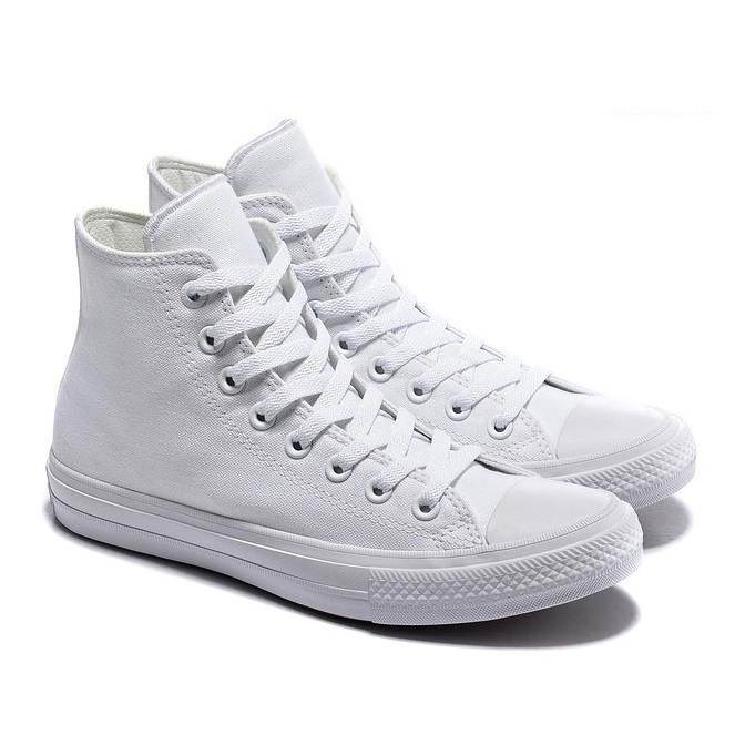 [HCM]Giày Sneaker Cổ Cao CKII Nữ Màu Trắng