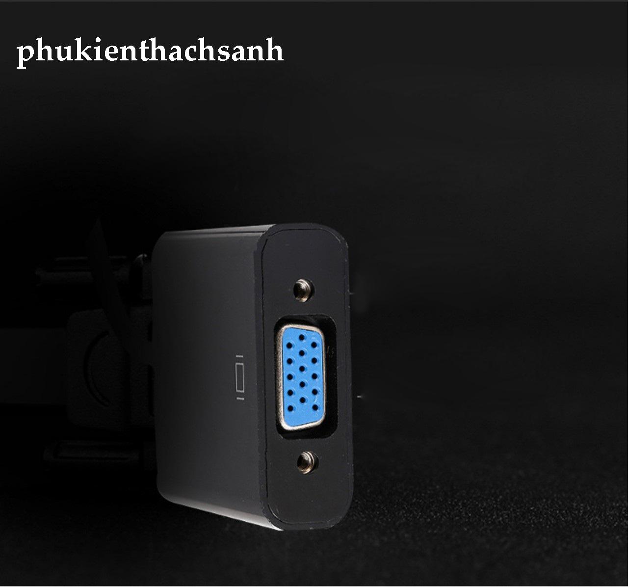 Cáp chuyển đổi HDMI sang VGA (Đen)