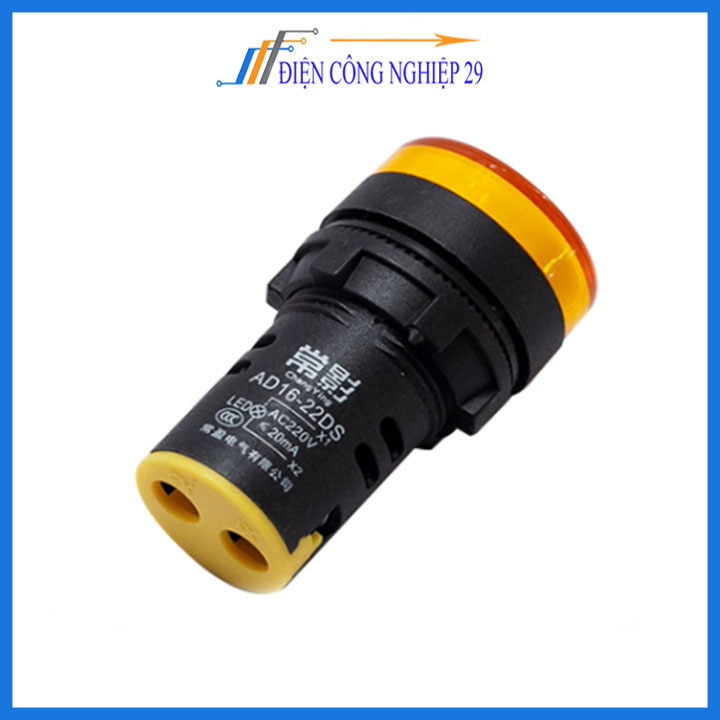 Đèn Báo Nguồn 22mm AC 220V AD16-22DS3