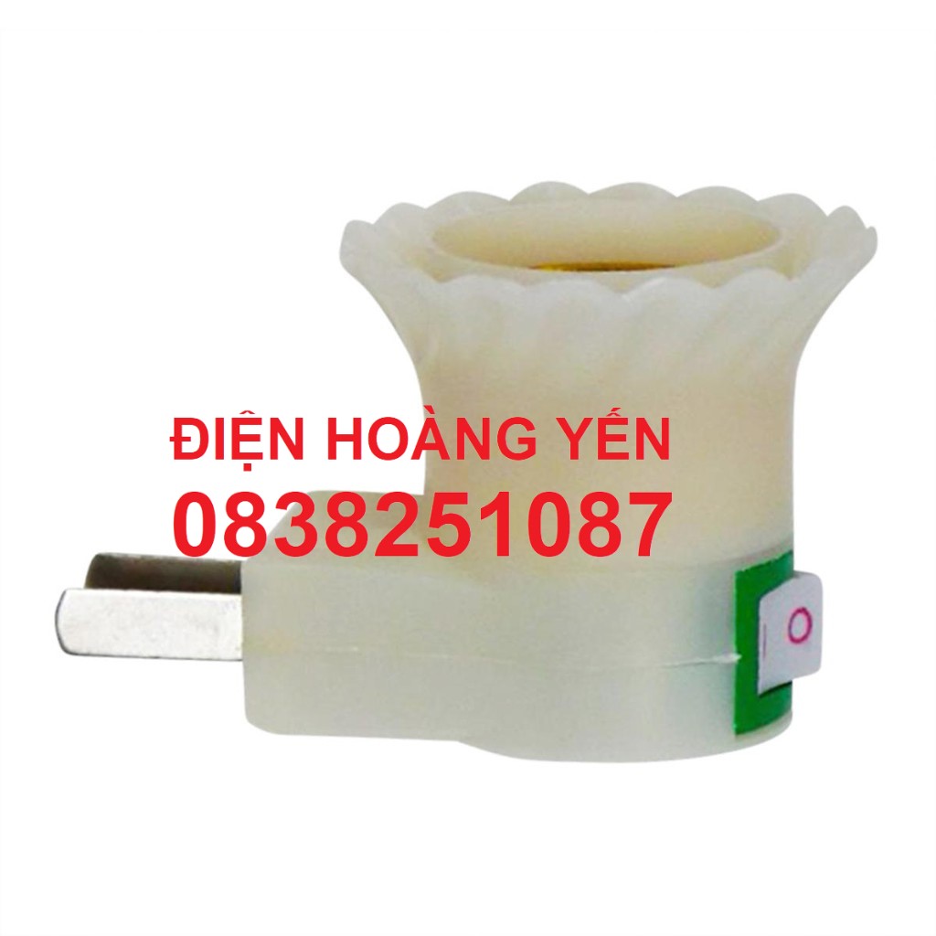 [HCM]2 Đui bóng đèn có công tắc