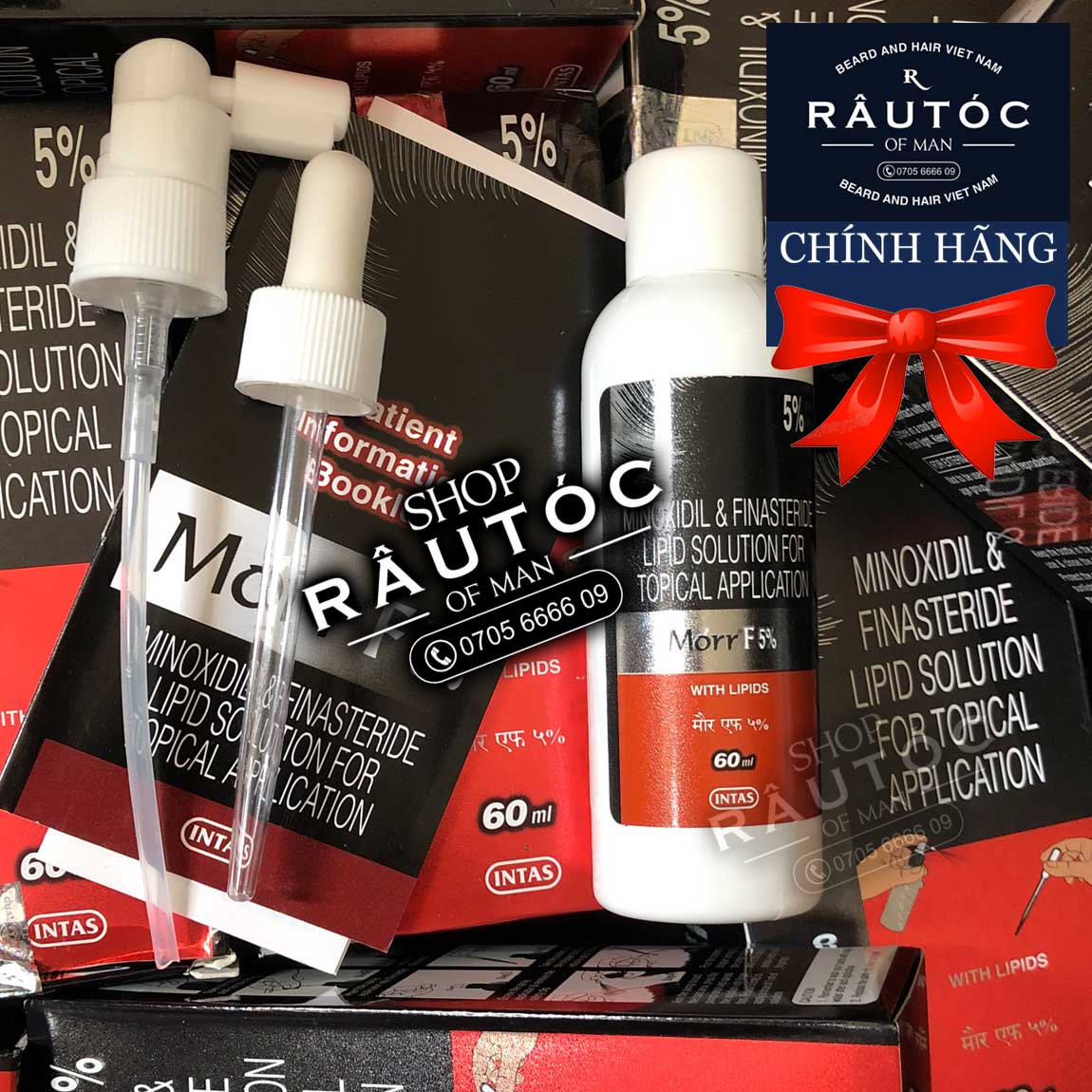 Morr F5 cho Mọc tóc Minoxidil & Finasteride 5%