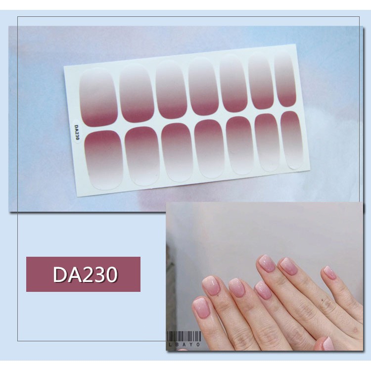 Bộ sticker dán móng tay trang trí 3D kháng nước bền chặt - P6