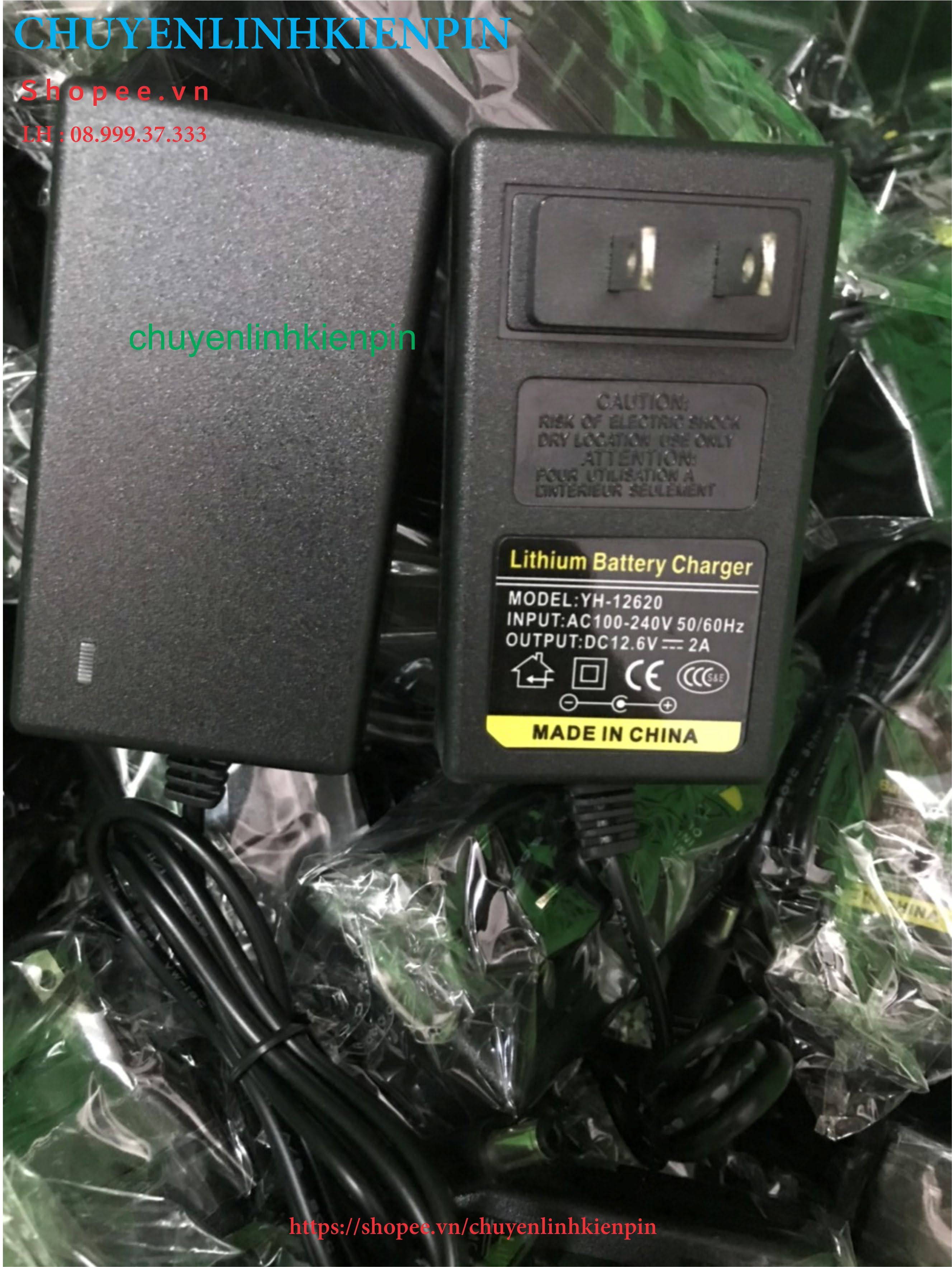 Sạc Lion 3S 12.6V 2A tv ( có đèn báo đầy ) ( Bl64 46 )