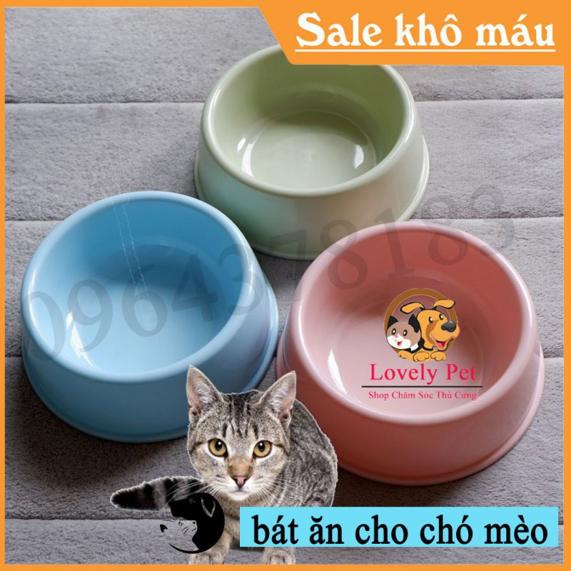 [HCM]Bát Đựng Đồ Ăn Chó Mèo