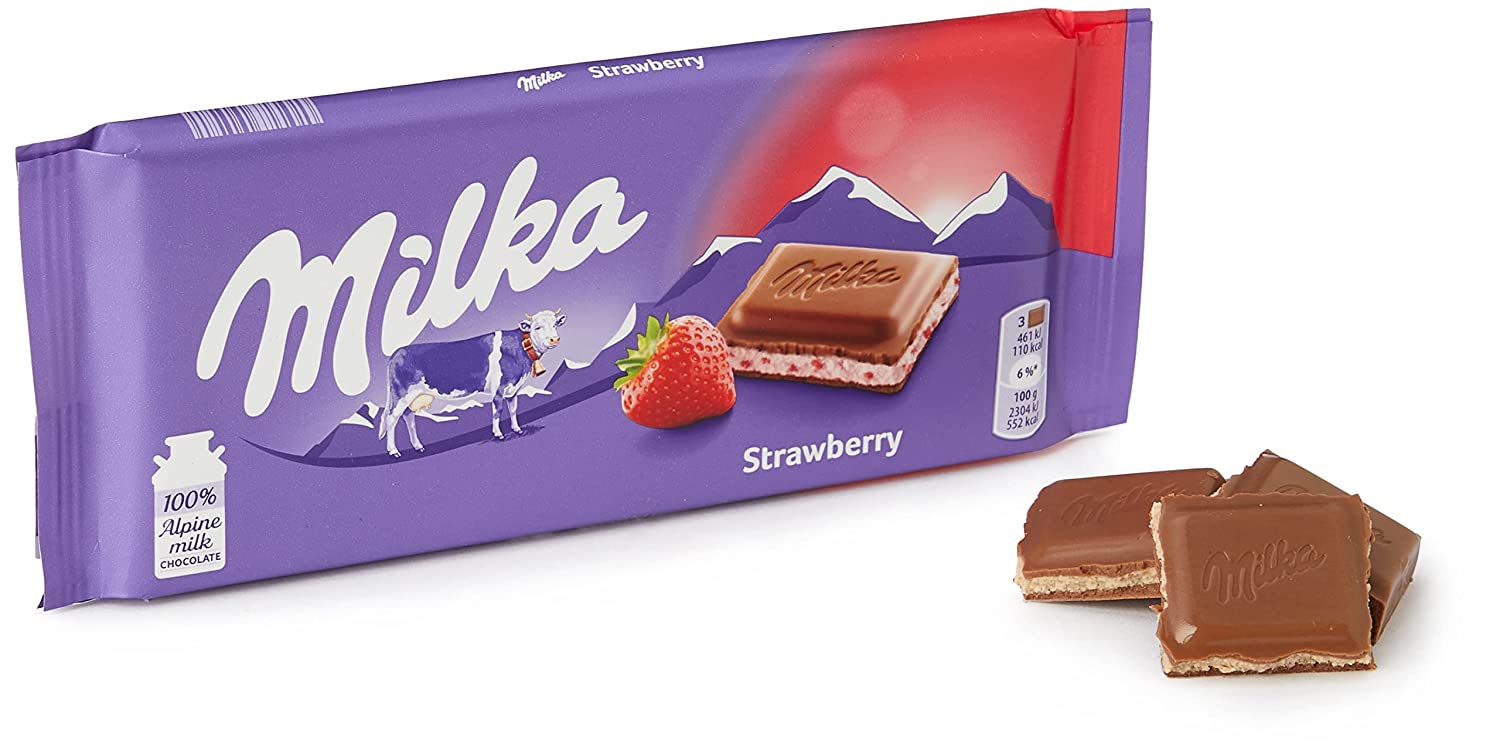 Socola Milka Strawberry Nội Địa Đức 100 g