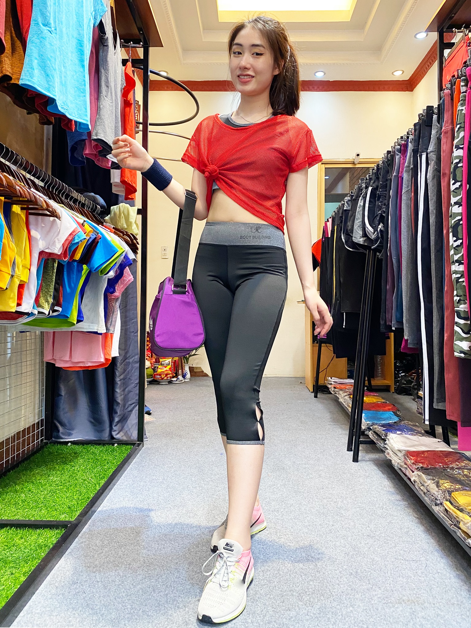 Những mẫu áo lưới tập gym, yoga cho nữ đẹp giá rẻ
