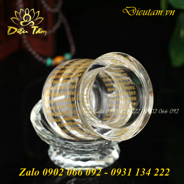 Ly nước thờ, chén thờ pha lê cúng bày bàn thờ