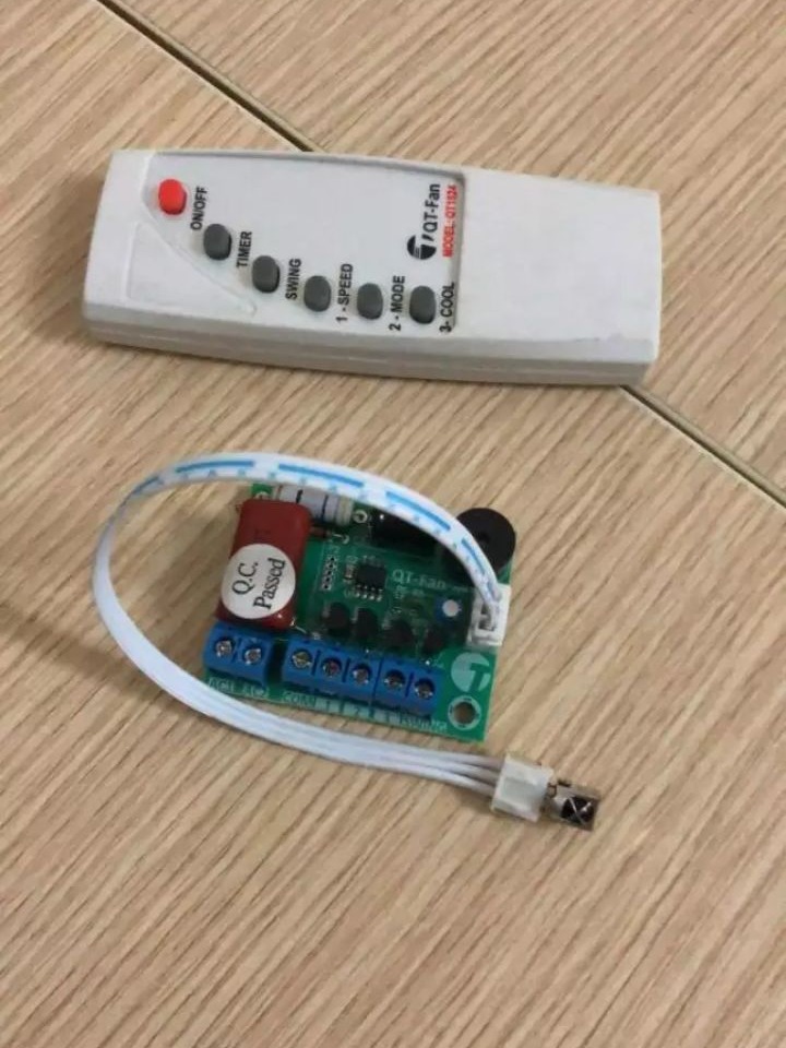 Bộ Điều Khiển Quạt Từ Xa QT-311 (Chế Quạt Thường Thành Từ Xa)