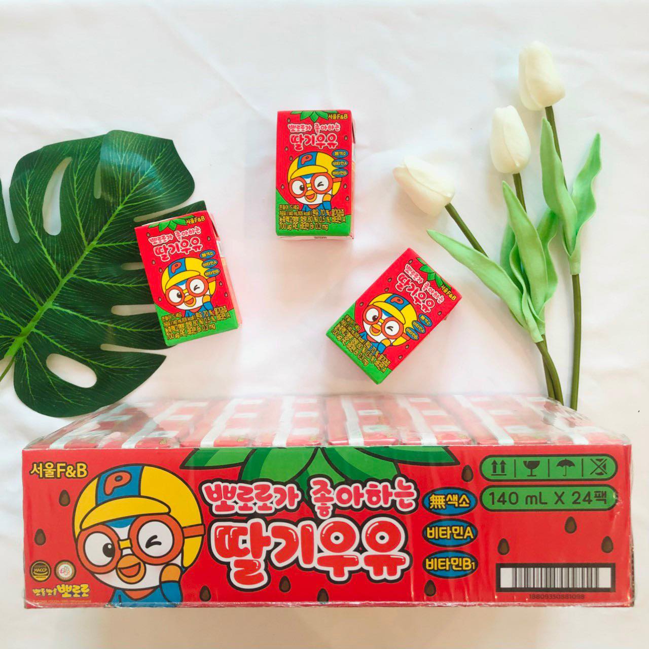 [ DATE MỚI] SỮA TƯƠI PORORO ĐỦ VỊ CHO MẸ LỰA CHỌN CHO BÉ CỦA HÀN QUỐC - 24 HỘP/ THÙNG