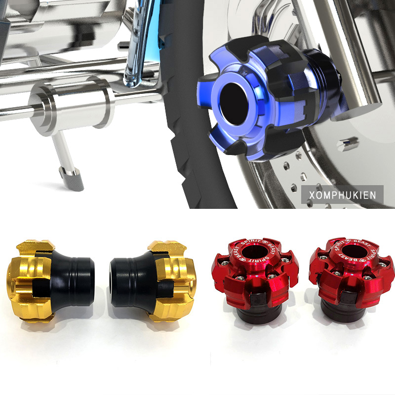 [HCM]Gù Chống Đổ Trước 6 Cạnh Gắn Xe Máy [ 1 Đôi ]