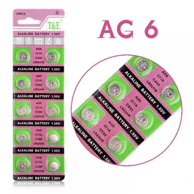 [HCM]combo 2 vĩ Pin nút AG6 (vĩ 10 viên)