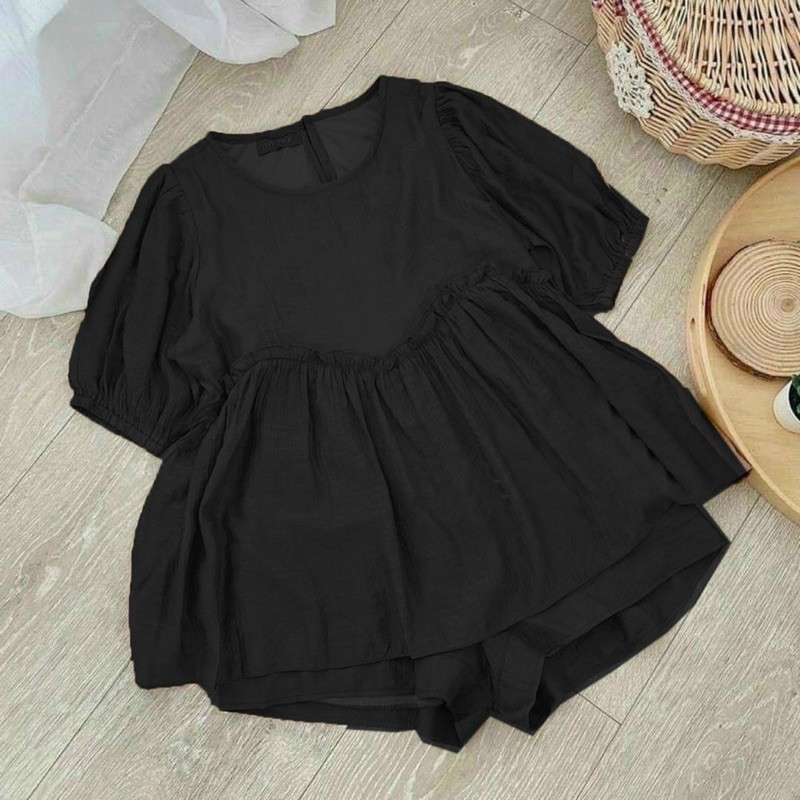 [HCM]Sét Peplum Bèo Ngực Bigsize 60=>90KG
