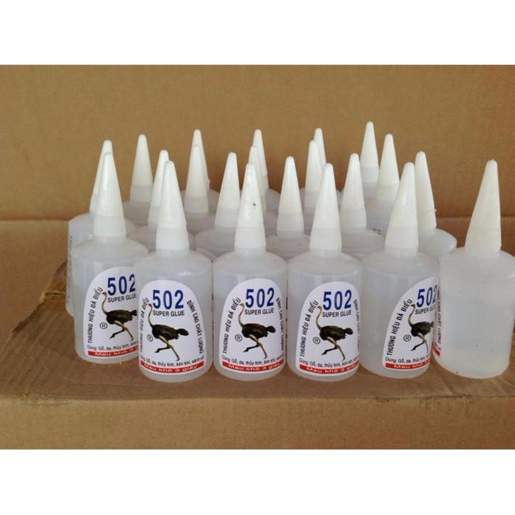 Keo 502 dán sắt  gỗ ... đa năng 90g cao cấp