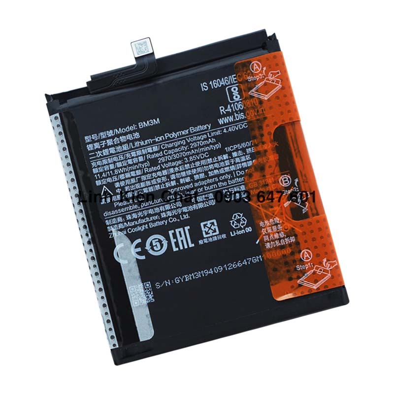 Pin cho xiaomi mi 9 se m1903f2g 3070mah zin - hàng nhập khẩu