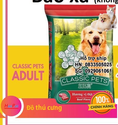 Hanpet - (Bao 20kg) Thức ăn cho chó hạt Smartheart Classic Apror Zoi Novopet (5 loại)