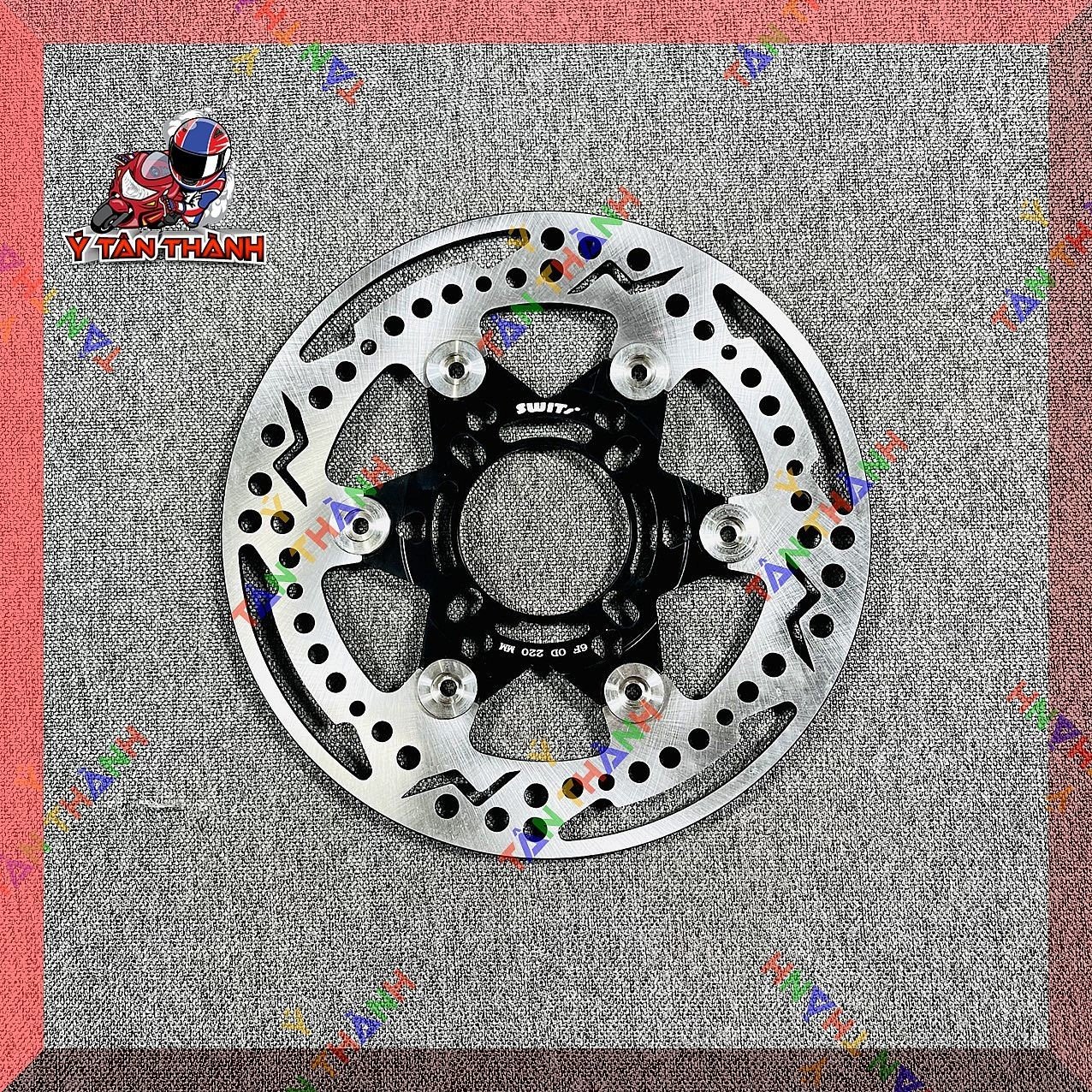 Đĩa thắng Swit lòng nhôm 220mm MS02