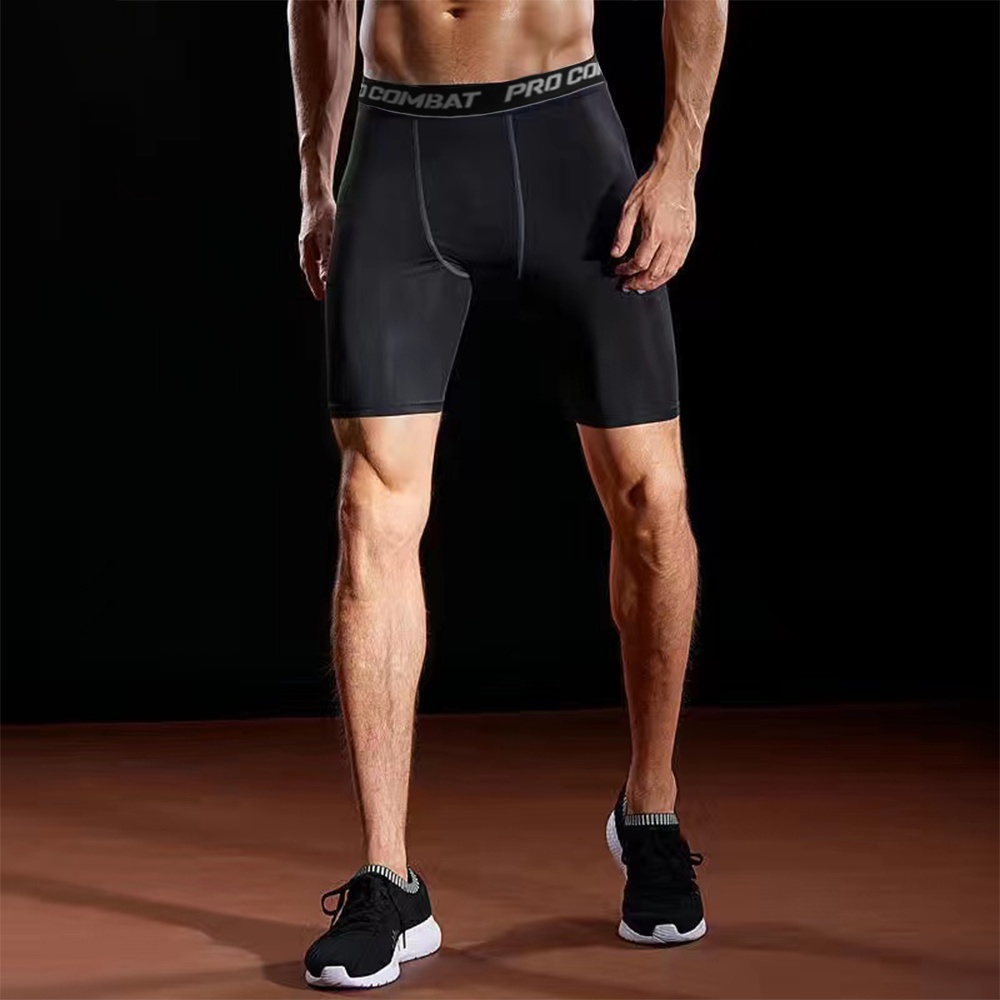Men's Compression Pants Basketball Football Training Spandex two  pieces Tights | eBay