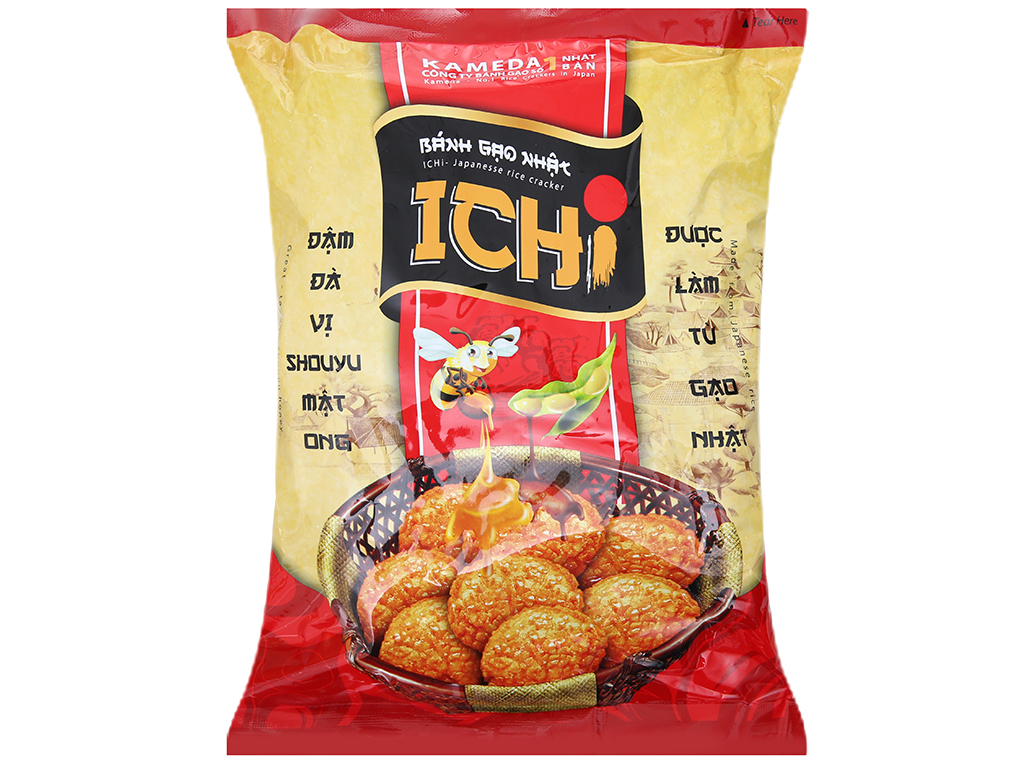 Bánh Gạo Nhật Ichi Vị Shouyu Mật Ong (Gói 180g-lớn)