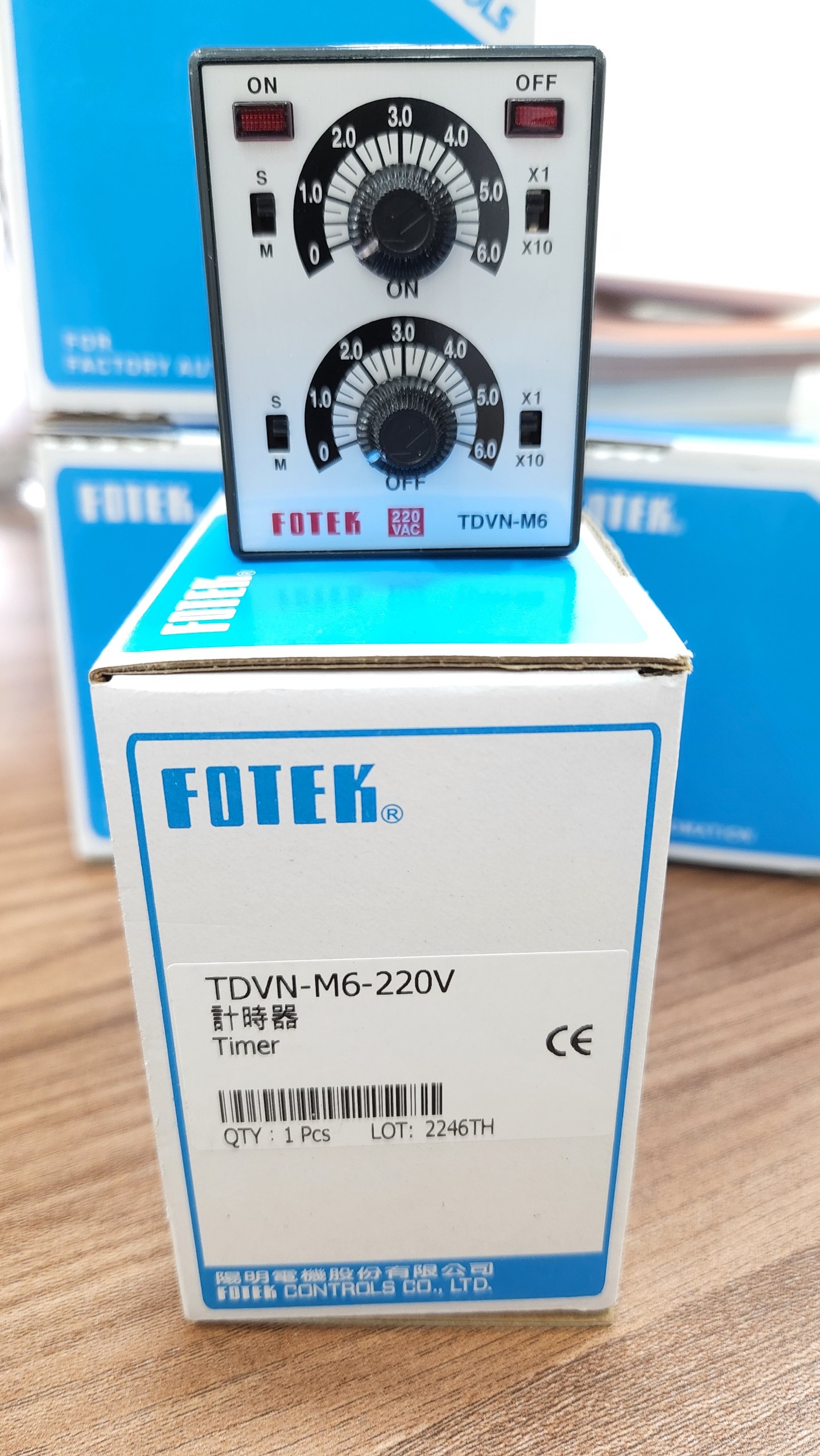 [HCM]Fotek TDVN-M6: Bộ định thời Timer Đôi trong tủ