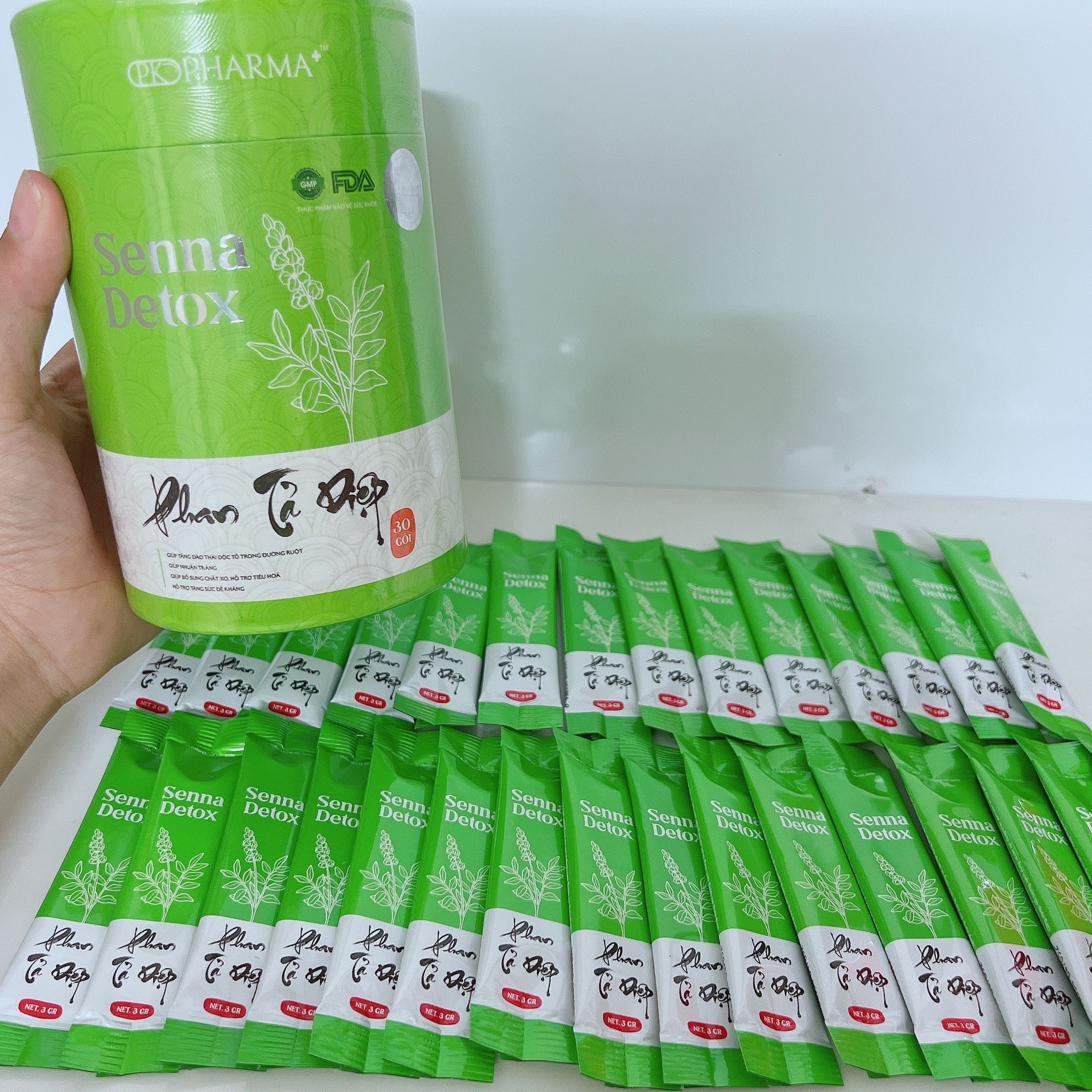 [10 GÓI] PHAN TẢ DIỆP SENNA DETOX - THẢI ĐỘC RUỘT PKPHARMA DR LACIR