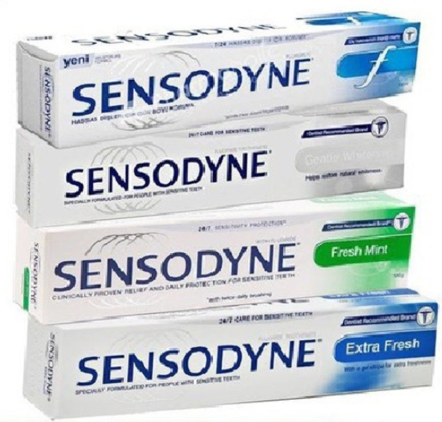 [COMBO 5 TUÝP - TẶNG BÀN CHẢI ĐÁNH RĂNG] Combo 5 tuýp kem đánh răng Sensodyne 100gr