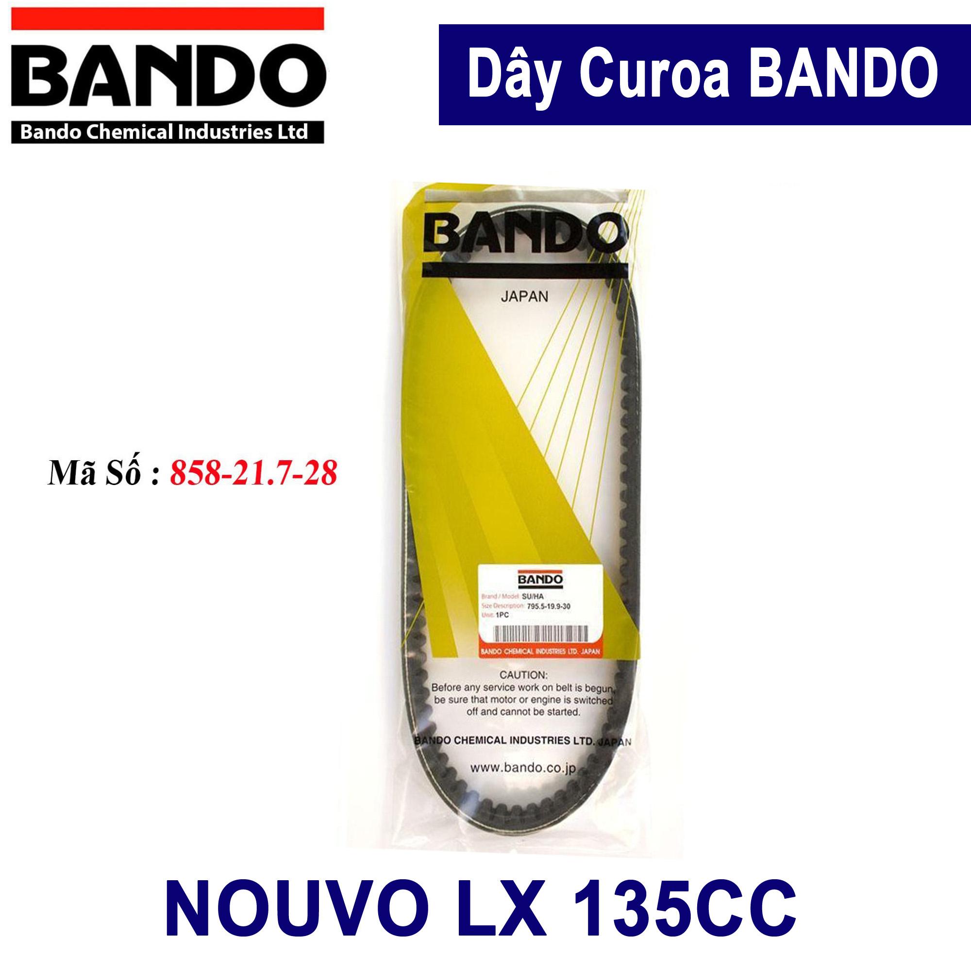 Dây curoa NOUVO LX 135CC - BANDO THÁI LAN