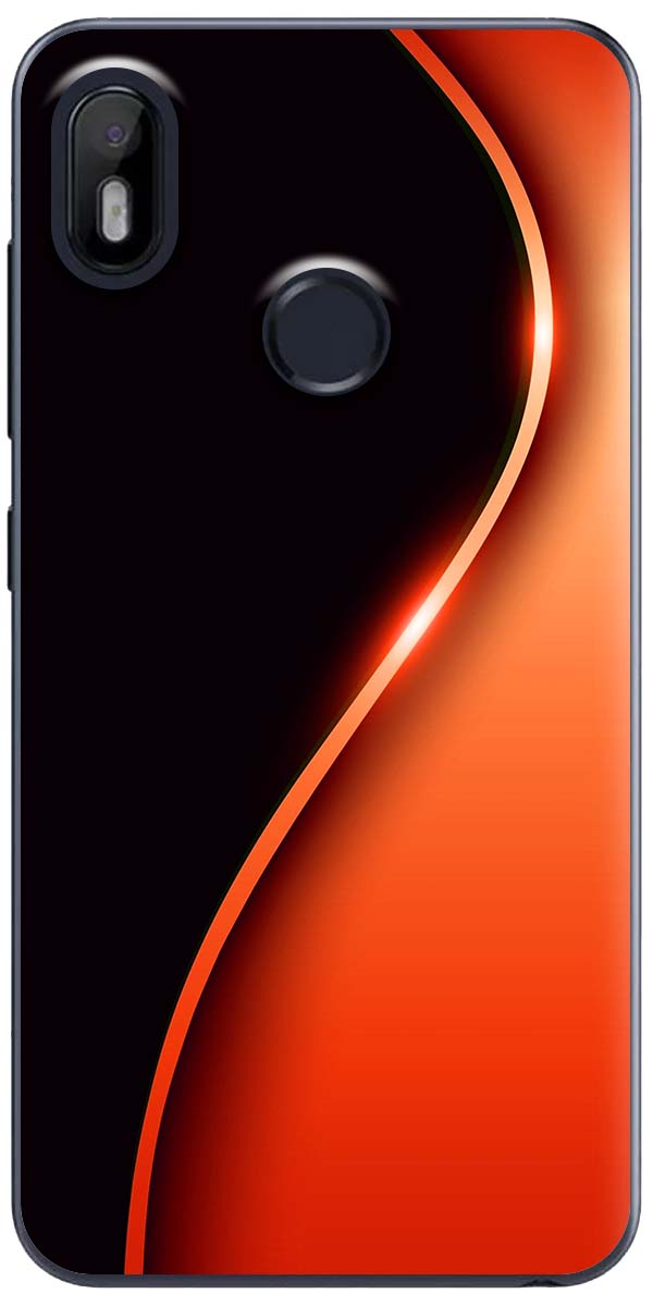 [HCM]Ốp lưng dành cho Vsmart Joy 1, Joy 1+, Joy 2+, Joy 3, Joy 4 mẫu Đường cong chữ S đỏ