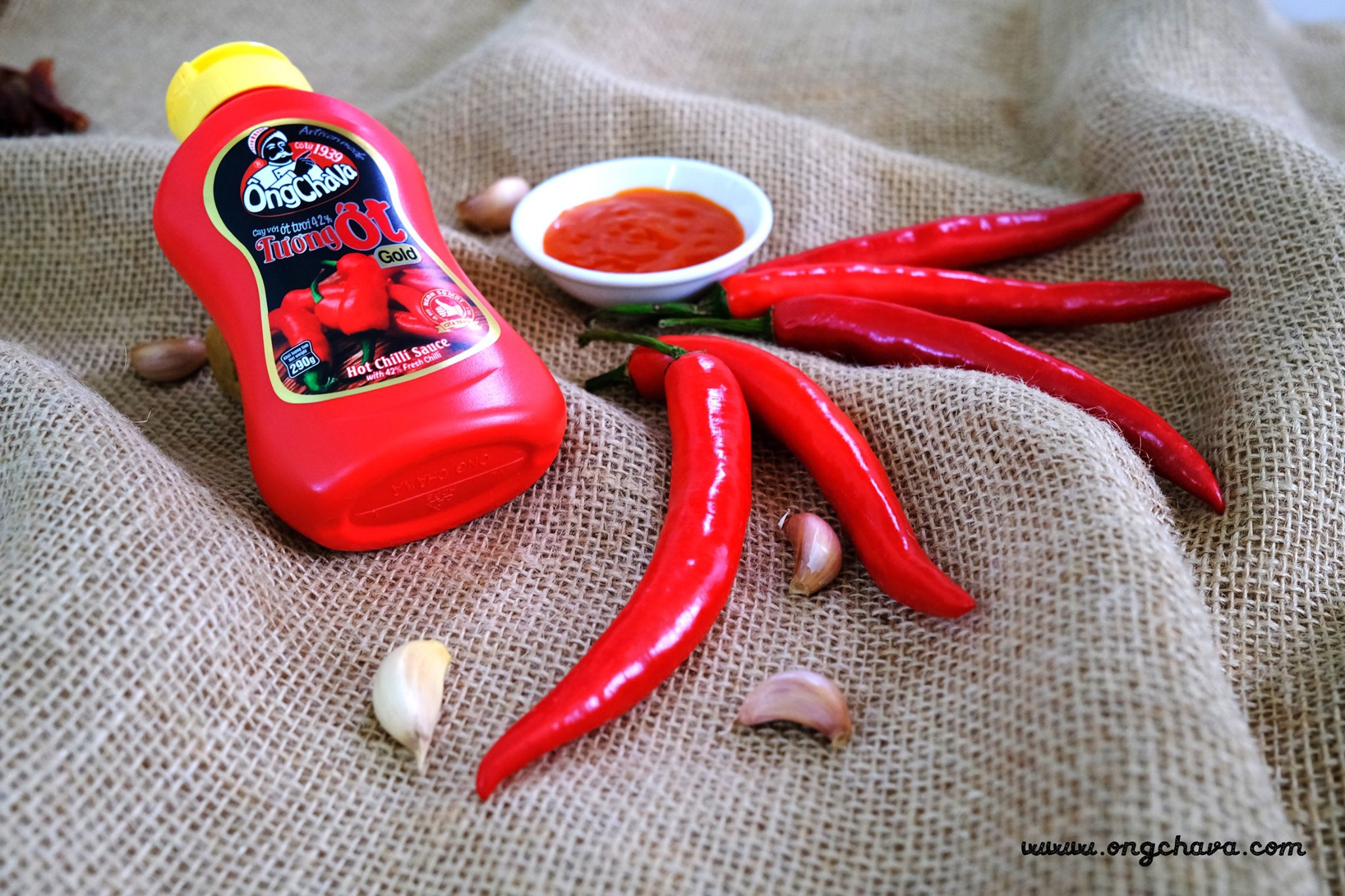 Ong Cha Va Chilli sauce 290g + Tomato Ketchup 290g