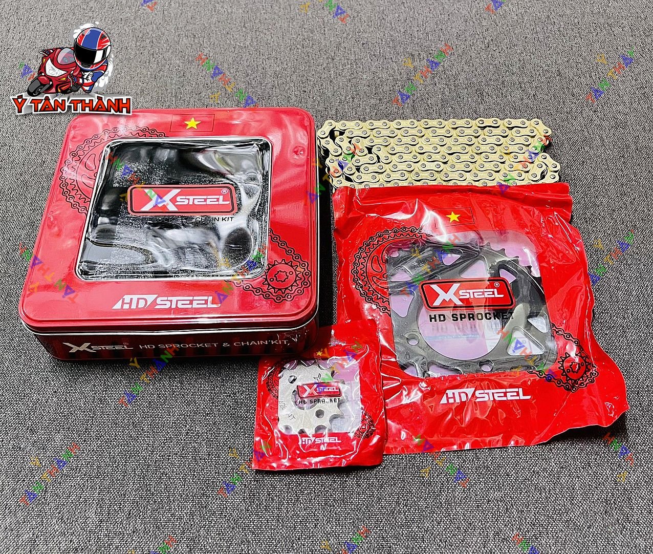 Nhông Sên Đĩa X1R Exciter 135 Đen