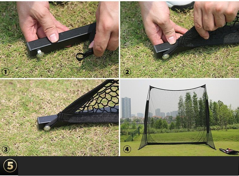 BỘ LƯỚI TẬP SWING GOLF LXW015 2.5M*2.5M - PGM PRACTICE NET