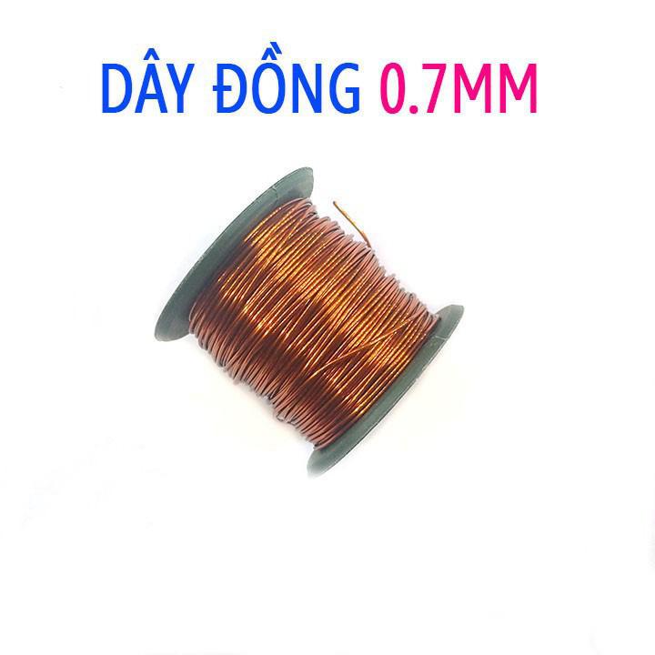 Dây đồng quấn biến áp, quấn motor 0.7MM