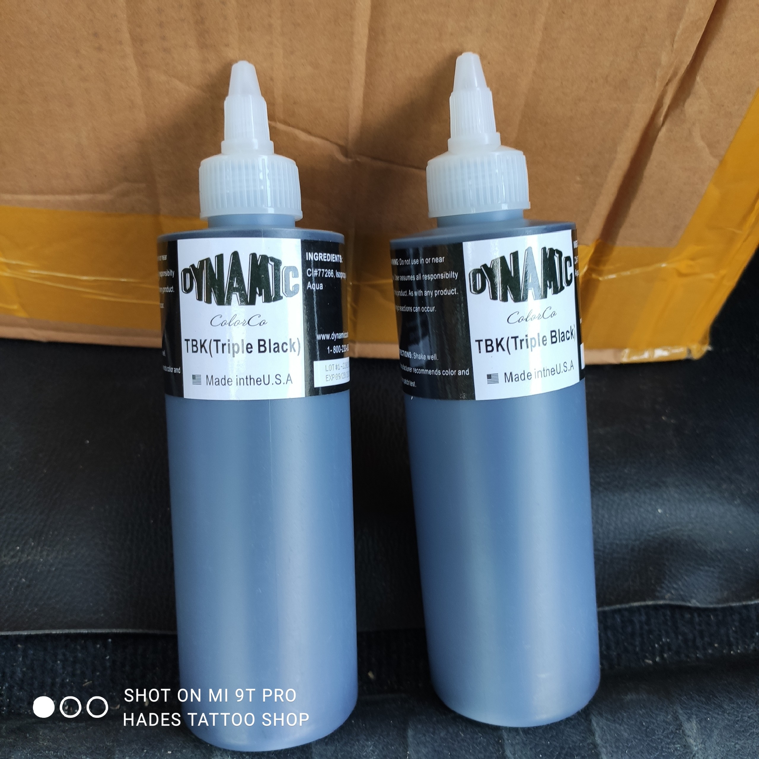 Mực tập xăm Dynamic Black 240ml