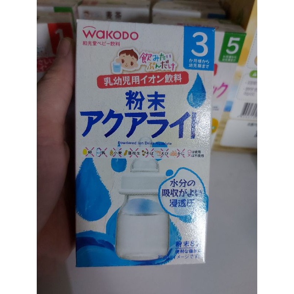 Trà Wakodo Lúa mạch, trái cây, điện giải cho bé, Date 9/2025
