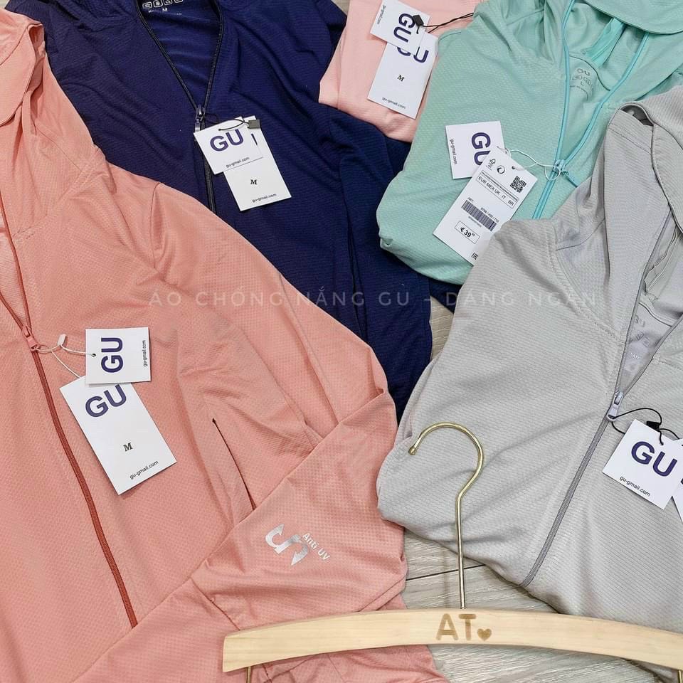 ÁO CHOÀNG DÀI TAY chống nắng GU cao cấp thông hơi phiên bản 2021 - Mũ có khoá