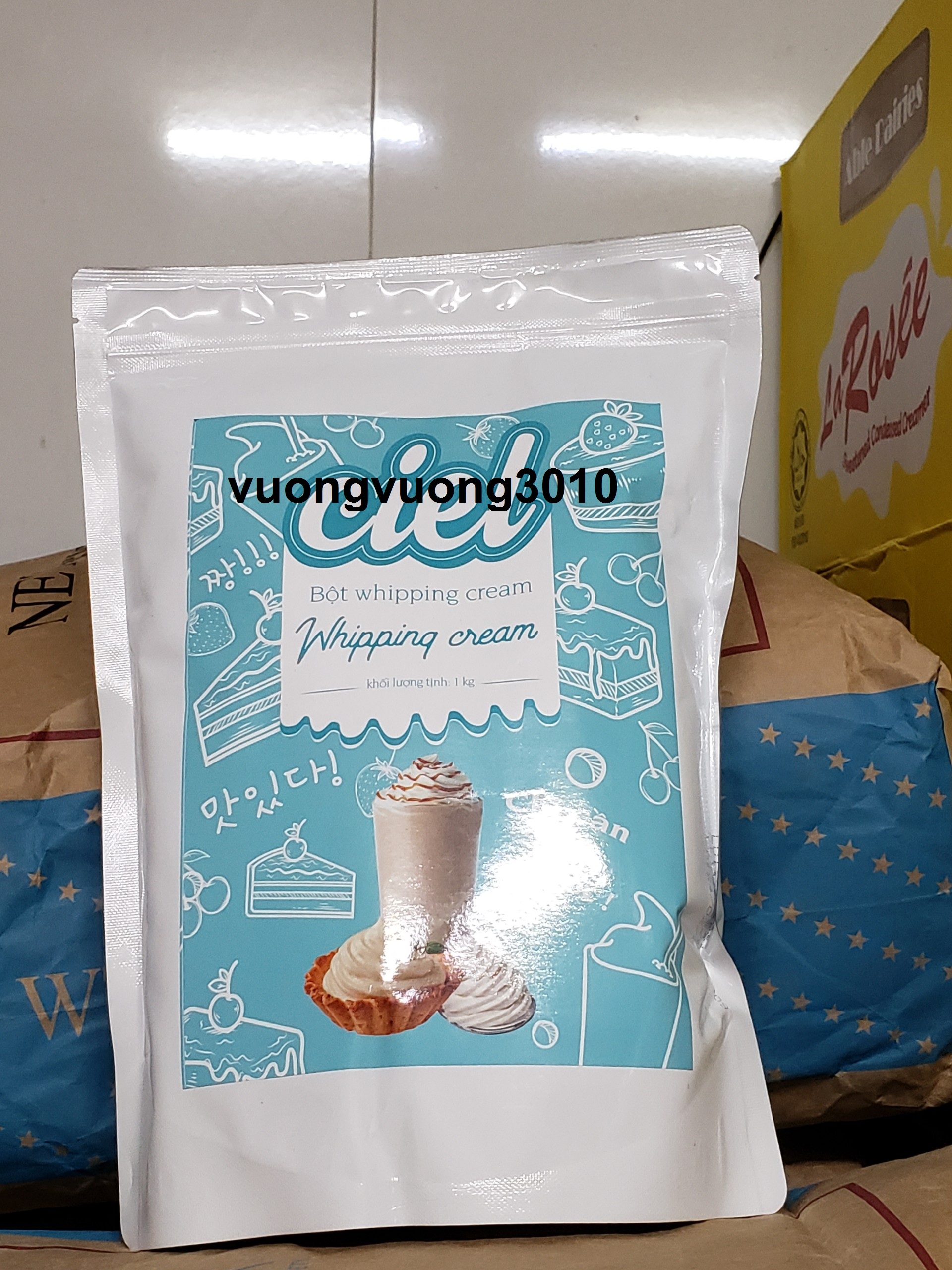 Bột WHIPPING CREAM CIEL dạng bột gói 1kg